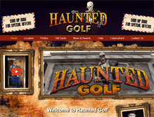 Tablet Screenshot of hauntedgolf.com